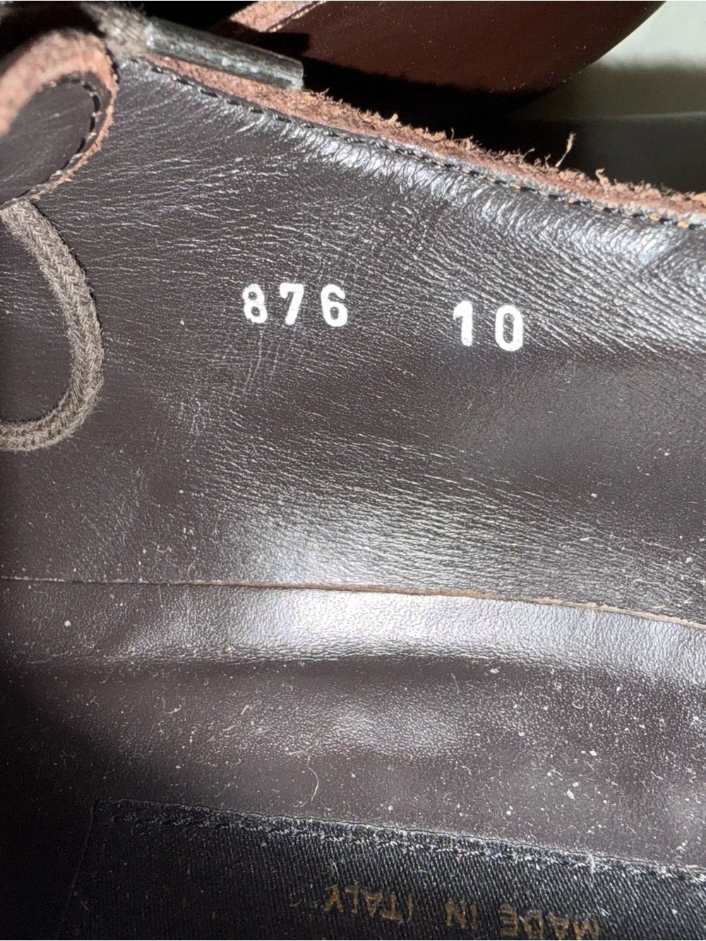 To Boot Dark Brown Leather Derby Shoes